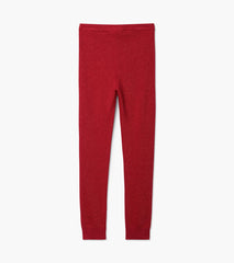 Hatley Girls Red Shimmer Knit Leggings