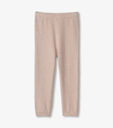 Hatley Baby Girls Gold Glitter Cable Knit Leggings