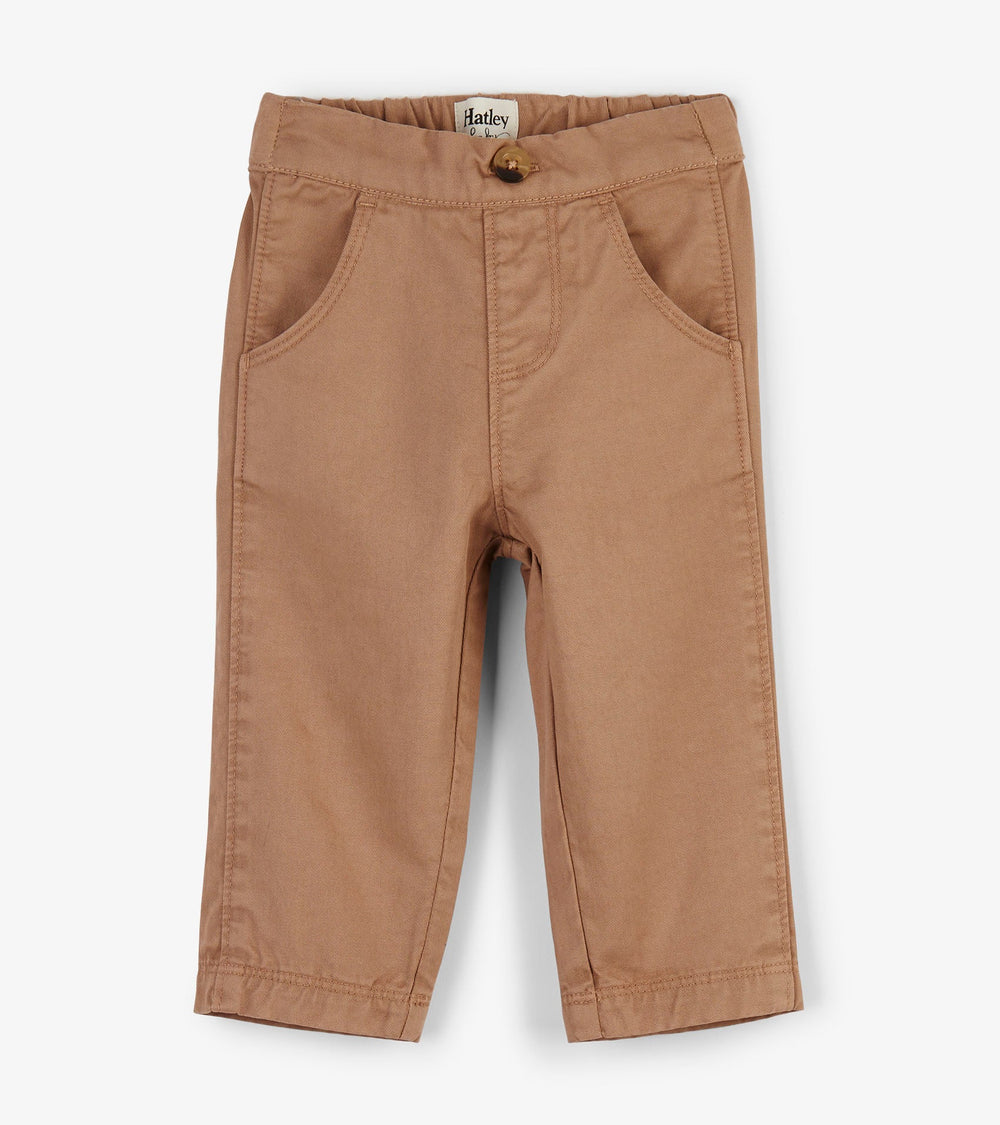 Hatley Baby Khaki Twill Pants
