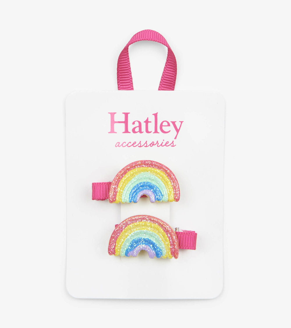 Hatley Double Rainbow Hair Clips