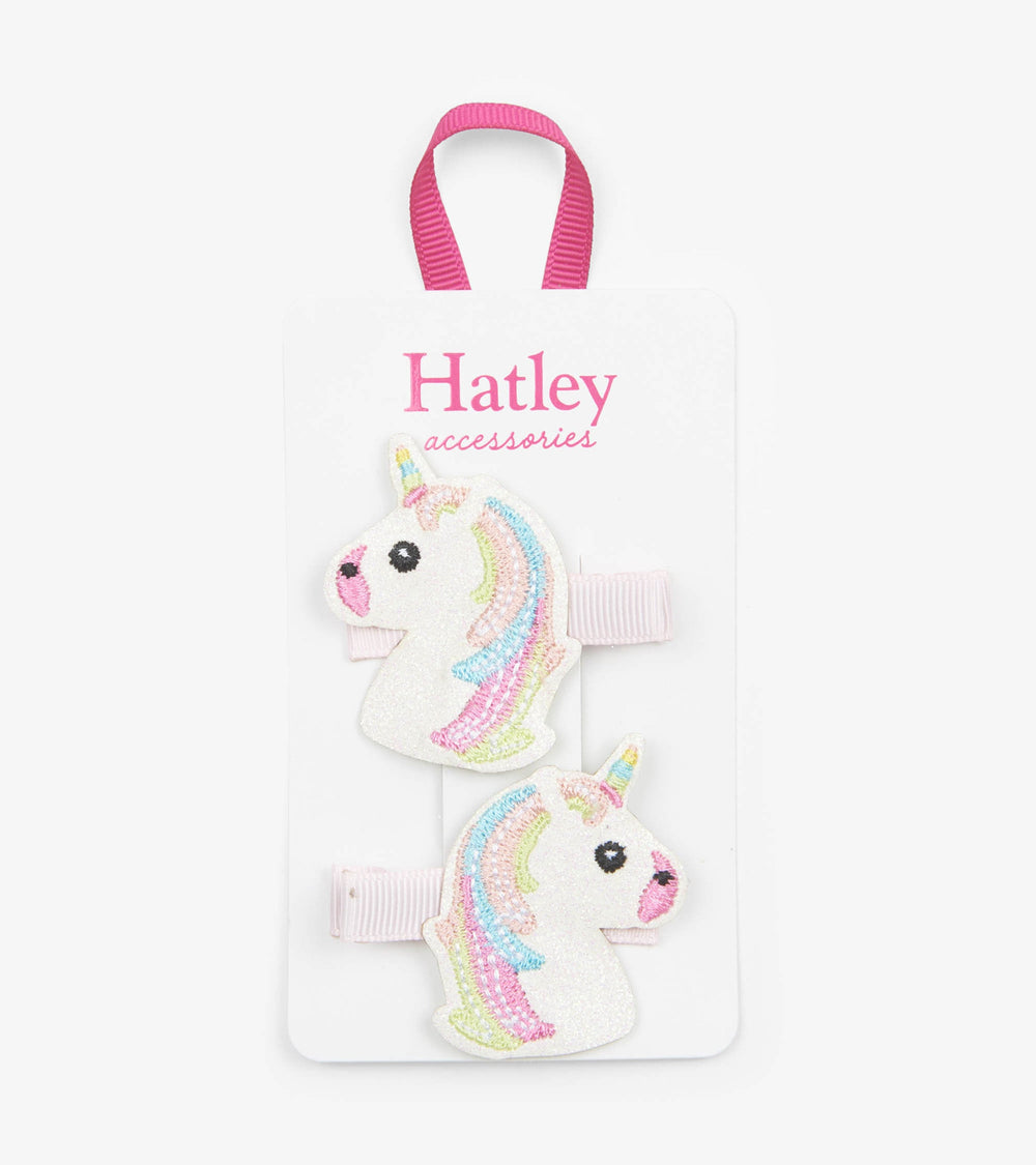 Hatley Glitzy Unicorns Glitter Hair Clips