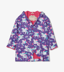 Hatley Girls Unicorn Button-Up Raincoat