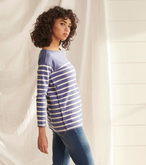 Hatley Ali Breton Top - Indigo Stripes