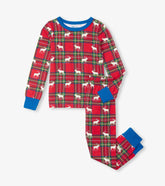 Hatley Boys Elk Plaid Pajama Set