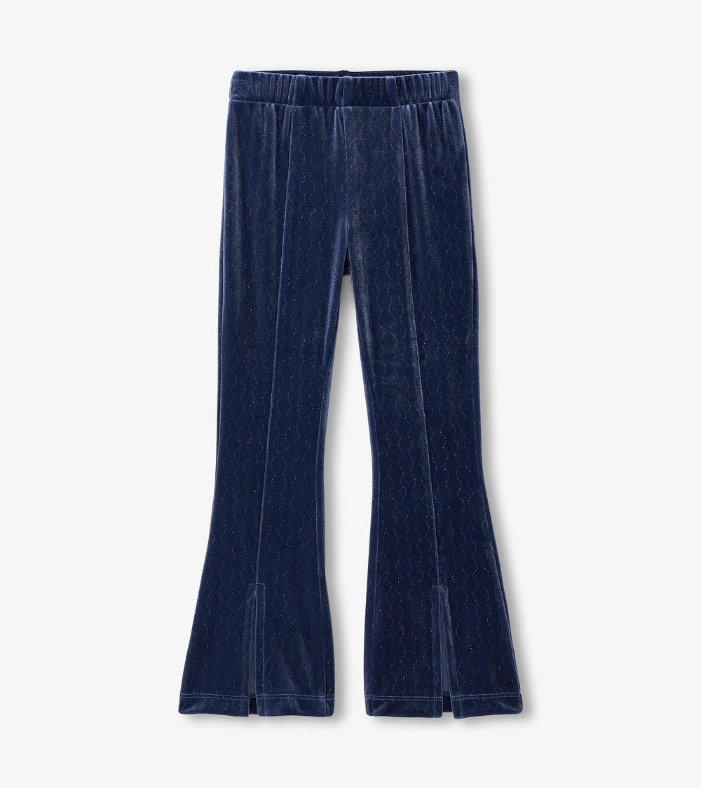 Hatley Girls Sparkle Wave Stretchy Flared Pants