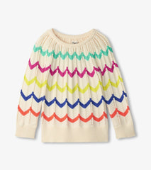 Hatley Girls Rainbow Sweater