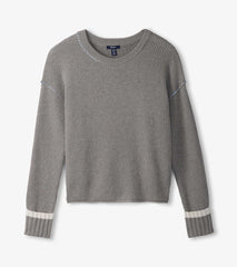 Hatley Waffle Knit Sweater - Grey