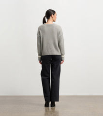 Hatley Waffle Knit Sweater - Grey