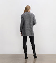 Hatley Cozy Open Blazer - Black Check