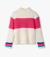 Hatley Girls Colorblock Mockneck Sweater