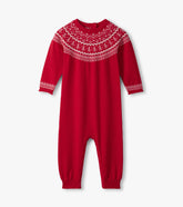 Hatley Baby Girls Fair Isle Sweater Romper