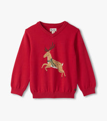 Hatley Baby & Toddler Boys Deer V-Neck Sweater
