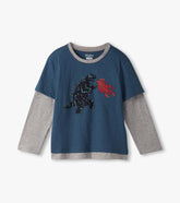 Hatley Boys Monster Fooler Long Sleeve T-Shirt
