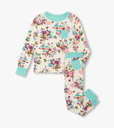 Hatley Girls Fall Floral Bamboo Pajama Set