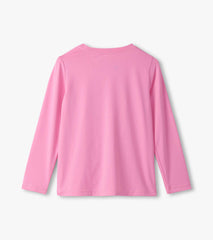 Hatley Girls Fuchsia Pink Gathered Front Top