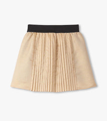 Hatley Girls Gold Pleated Fun Skirt