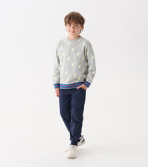 Hatley Boys Monster Glow in the Dark Pullover Sweatshirt