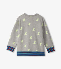 Hatley Boys Monster Glow in the Dark Pullover Sweatshirt
