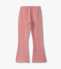 Hatley Girls Chex Red Houndstooth Bell Bottoms