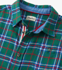 Hatley Boys Holiday Plaid Button Down Shirt