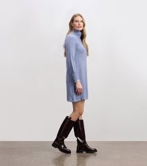 Hatley Swing Sweater Dress - Light Denim