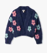 Hatley Girls Big Flowers Open Cardigan