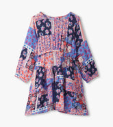 Hatley Girls Patchwork Floral Flounce Dress
