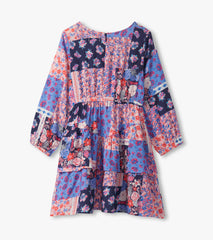 Hatley Girls Patchwork Floral Flounce Dress
