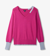 Hatley Cary Sweater - Pink Lagoon