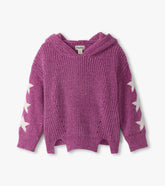 Hatley Girls Radiant Orchid Chenille Pullover Sweater