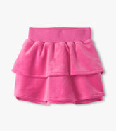 Hatley Girls Raspberry Rose Velour Skirt