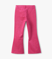 Hatley Girls Raspberry Rose Patch Pocket Flared Pants