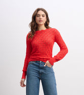 Hatley Iris Sweater - Ruby Red