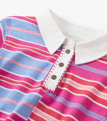 Hatley Girls Mixed Stripes Polo Dress