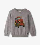 Hatley Baby & Toddler Boys Tractor V-Neck Sweater