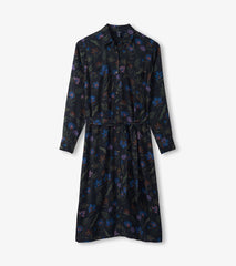 Hatley Emma Midi Shirt Dress - Dark Floral