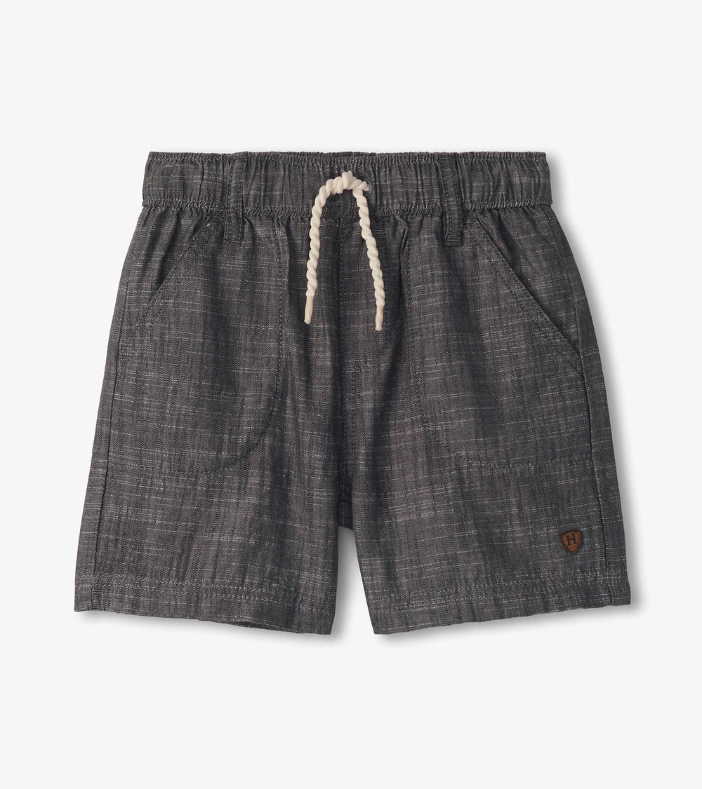 Hatley Boys Dark Grey Woven Shorts