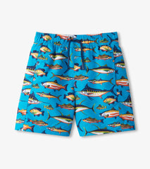 Hatley Boys Lots Of Fish Swim Trunks