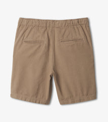 Hatley Boys Khaki Twill Shorts