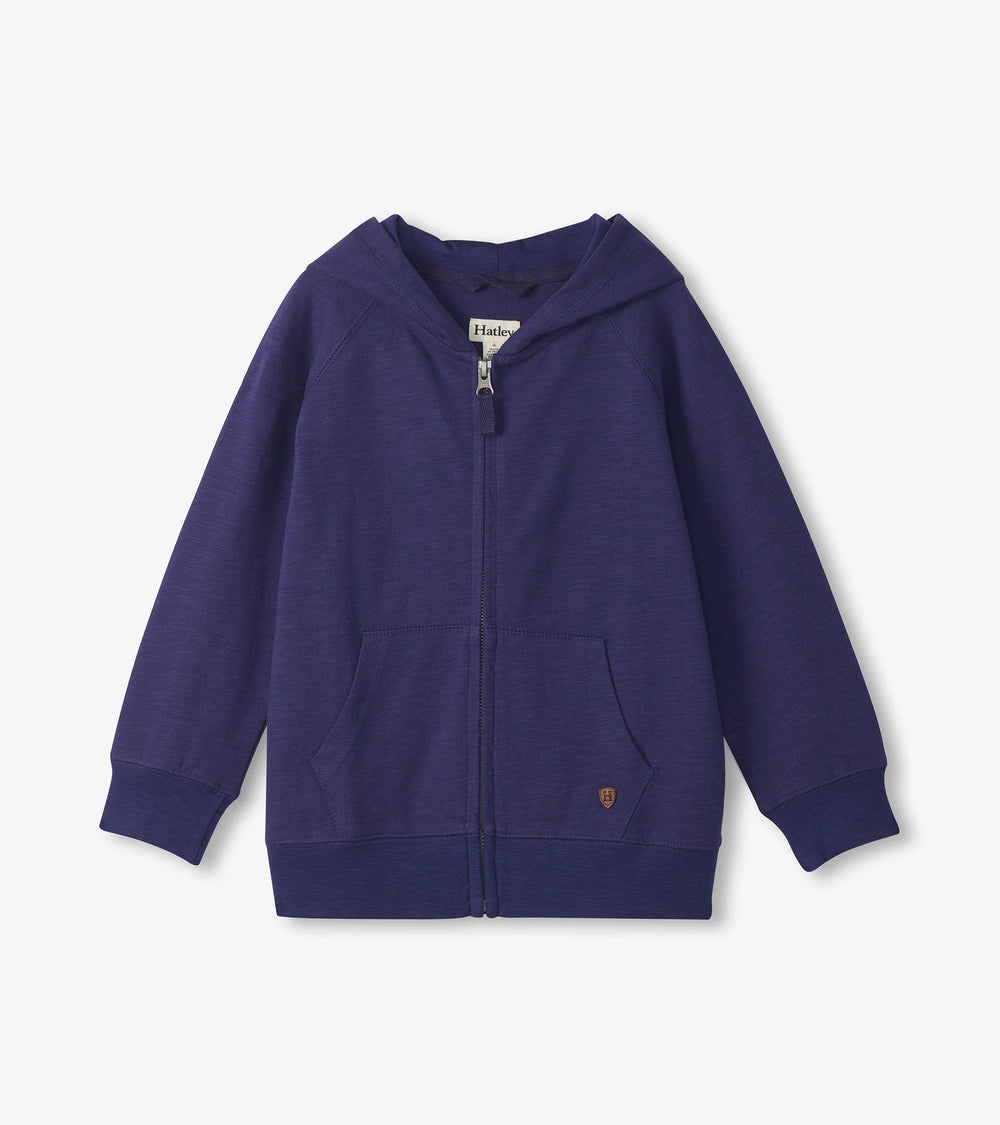 Hatley Boys Patriot Blue Full-Zip Hoodie