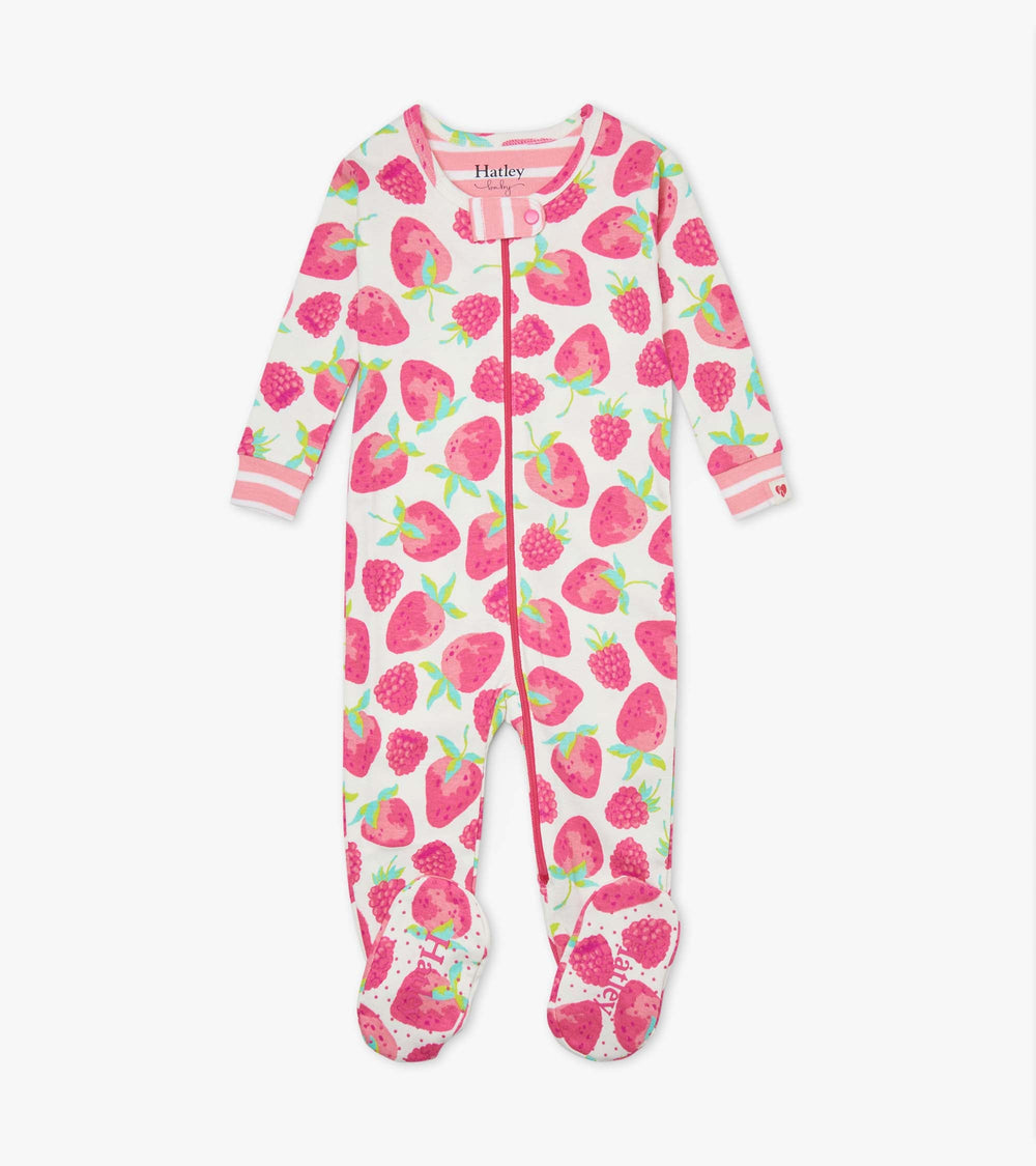 Hatley Baby Delicious Berries Cotton Footed Sleeper
