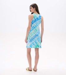 Hatley Bella Dress - Blue Wave Tie Dye