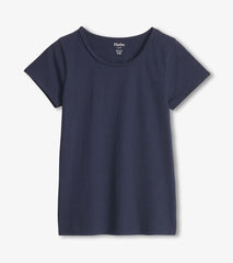Hatley Braided Neck Tee - Navy