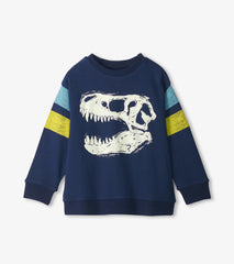 Hatley Boys Dino Glow Pullover Sweatshirt
