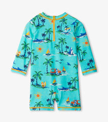 Hatley Baby Boys Vintage Holiday One-Piece Rashguard