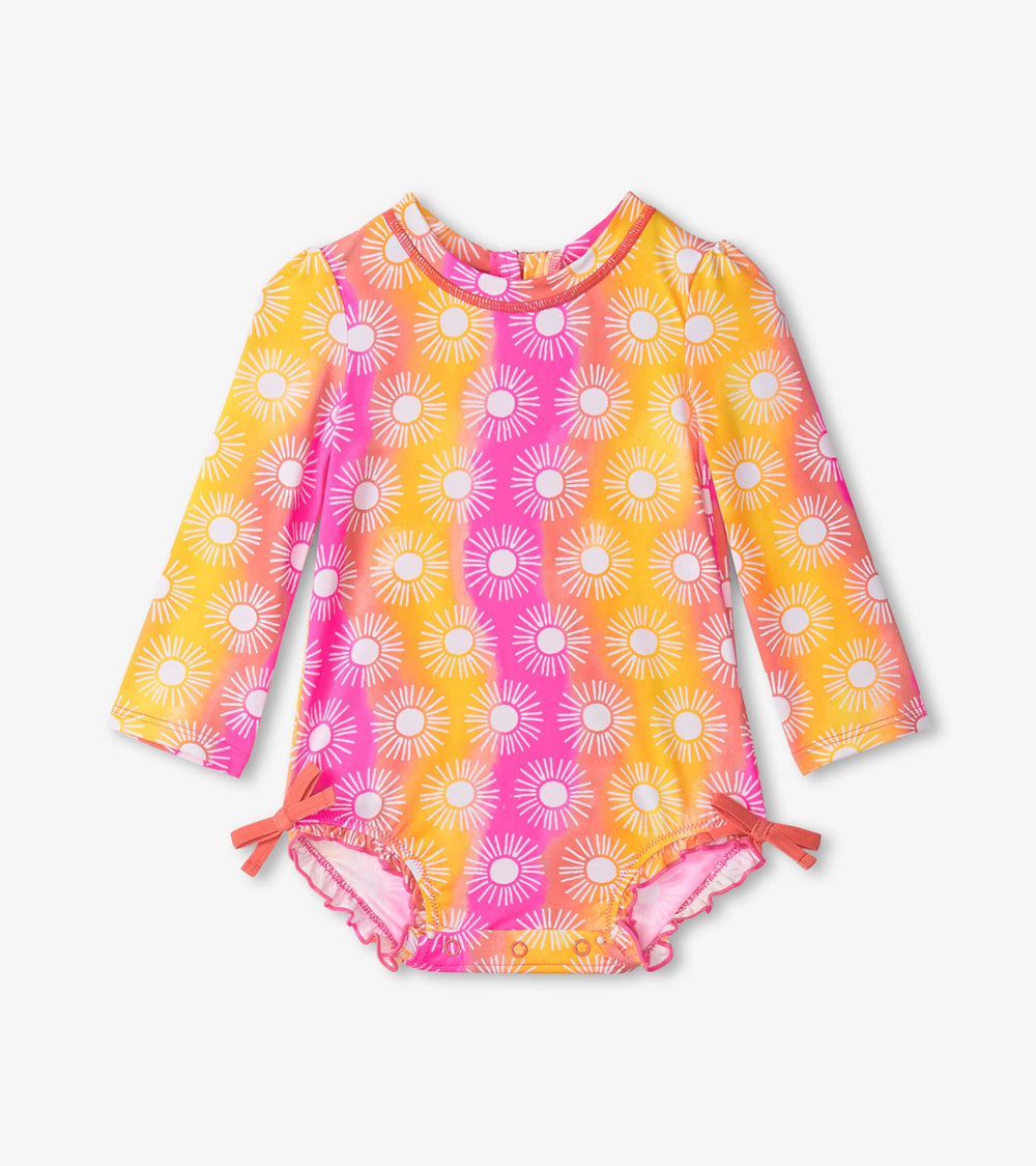 Hatley Baby Girls Sunshine Rashguard Swimsuit