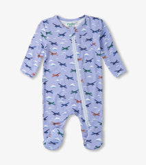 Hatley Baby Boys Airplanes Footed Sleeper