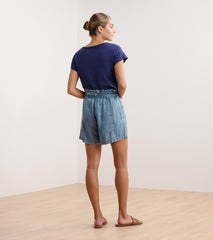 Hatley Cassie Shorts - Blue Acid Wash