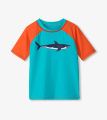 Hatley Boys Sharks Short Sleeve Rashguard