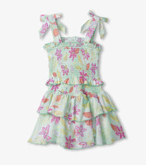 Hatley Girls Floral Smocked Angel Dress
